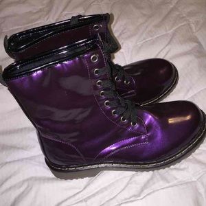 Bamboo lace up combat boots like Doc Martens