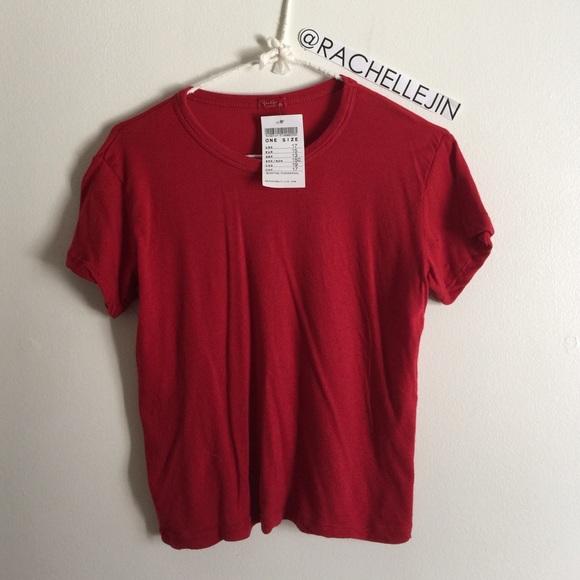 Brandy Melville Tops - 💌Sold💌 NWT Brandy Melville Red Nadine Top