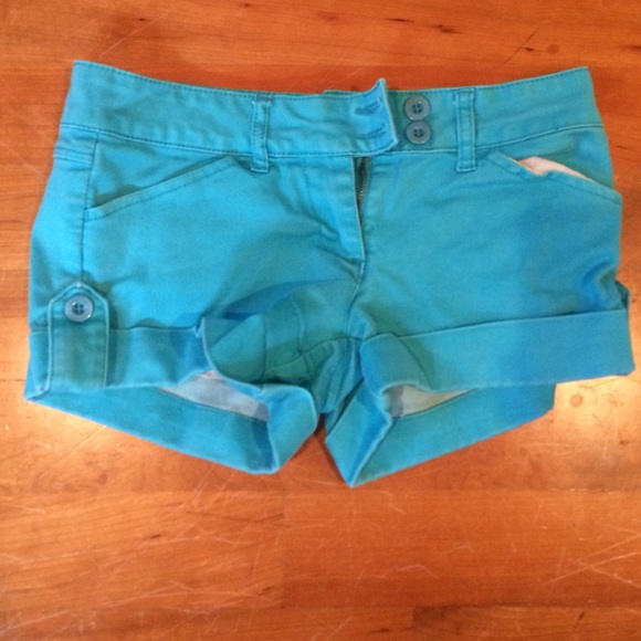 Blue shorts