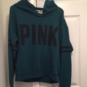 Teal Pink Hoodie by PINK Victoria's Secret