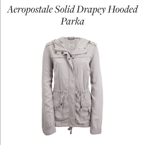 Black drapy parka - Picture 1 of 2