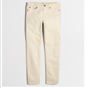 Neon pink JCrew Toothpick Ankle Jeans