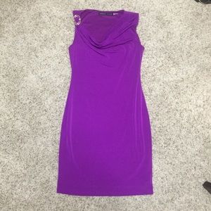 Ivanka Trump Purple Sleeveless Dress