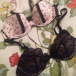 Gorgeous barely worn bras