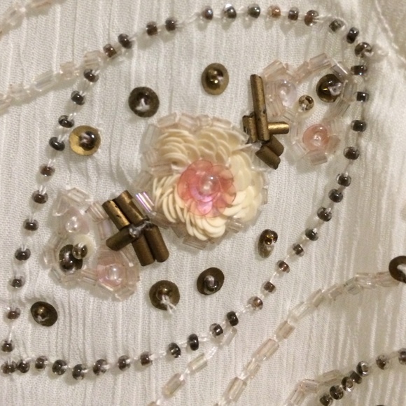 Peasant Boho sheer top - Picture 3 of 4