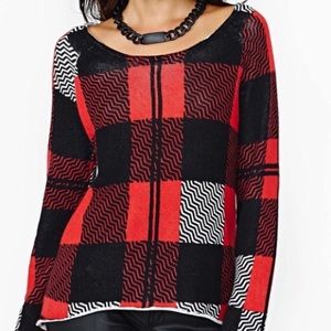 Nasty Gal Rush Nit Sweater NWOT