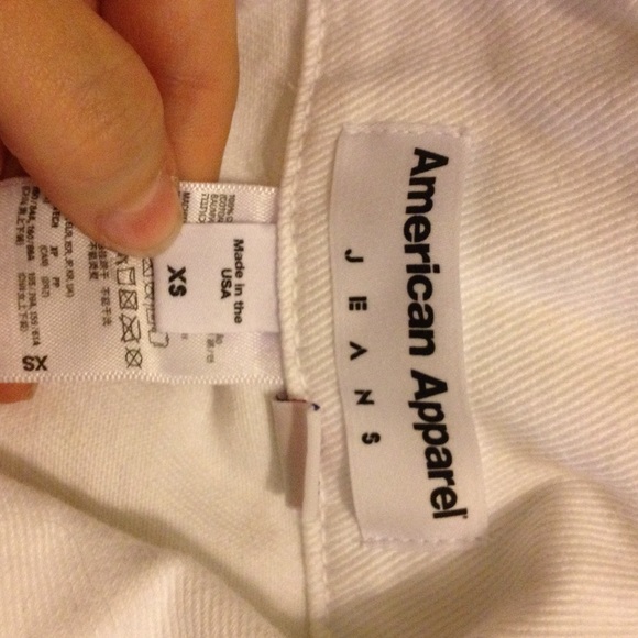 American apparel unisex colored denim jacket xs