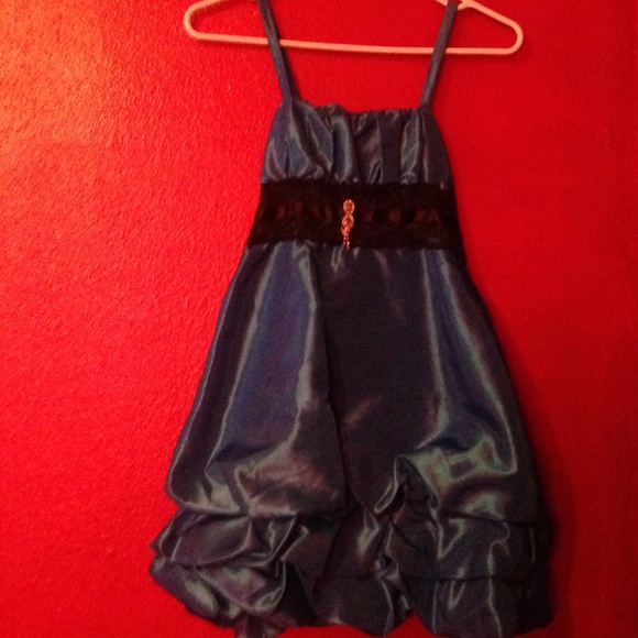 Blue Dress
Medium in kids
With blue cardigan