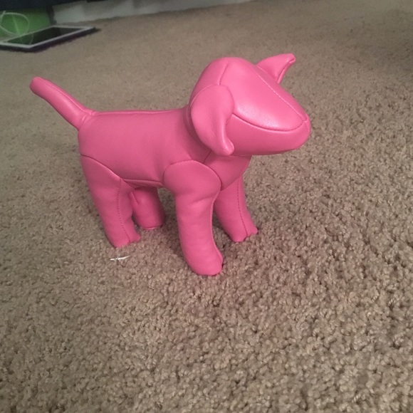 Victoria secret pink leather dog