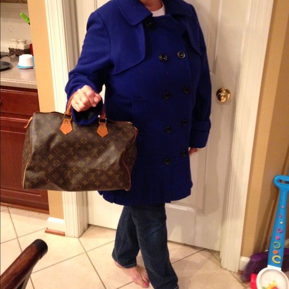 NWOT Royal Blue Peacoat
