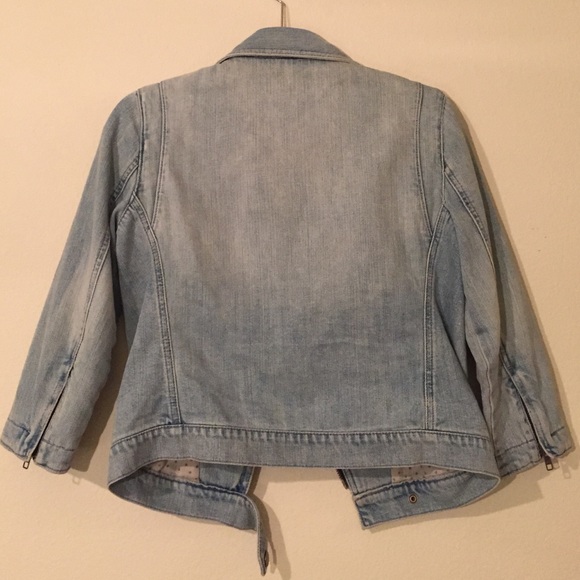 GAP Jackets & Coats - Gap 3/4 Sleeve Denim Moto Jacket Size XS GAP Jackets & Coats - Gap 3/4 Sleeve Denim Moto Jacket Size XS