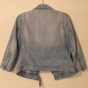 GAP Jackets & Coats - Gap 3/4 Sleeve Denim Moto Jacket Size XS GAP Jackets & Coats - Gap 3/4 Sleeve Denim Moto Jacket Size XS