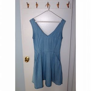 Sale | Topshop Chambray Dress