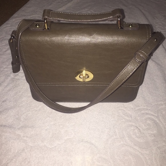 Taupe crossbody bag