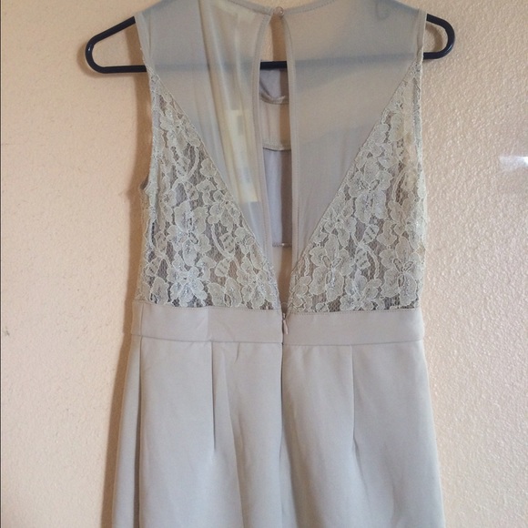 NWT beige mini dress - Picture 2 of 3