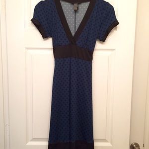 Black and Blue Polka Dot Dress!
