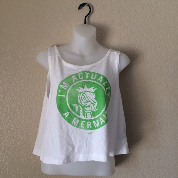 Hollister White Tank Top