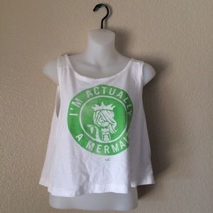 Hollister White Tank Top