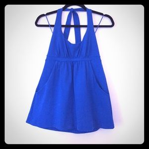 Susana Monaco Pocket Halter Top | Size Small
