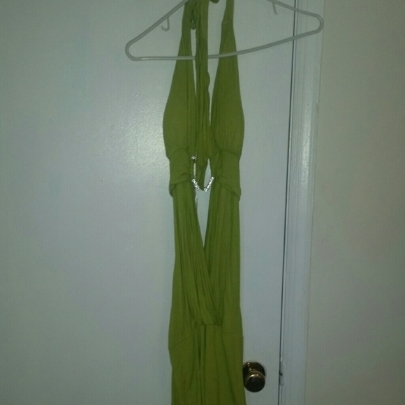 Low V cut dress