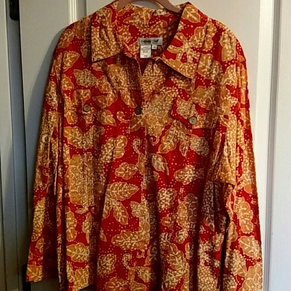 Woman's fall print jacket