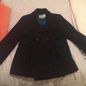 Black pea coat