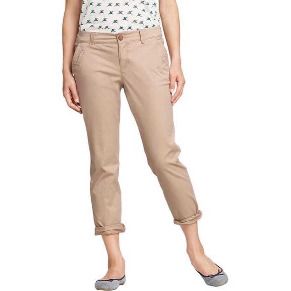 Old Navy Boyfriend Skinny Khaki Pants