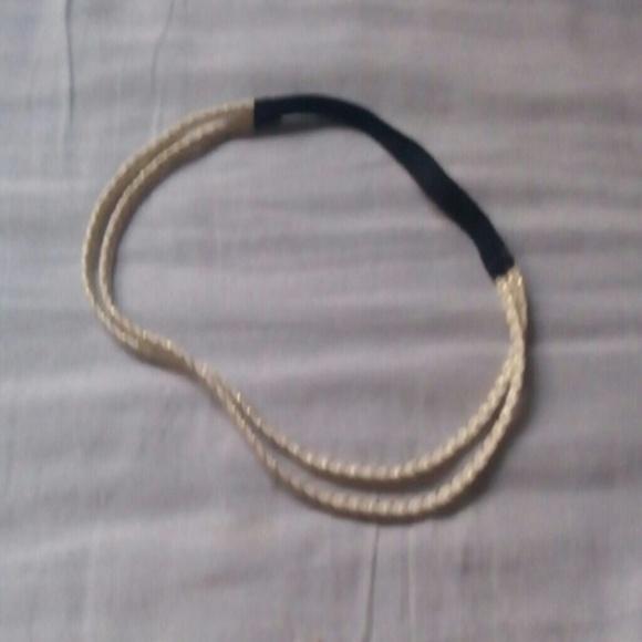 White/ Gold Head Band