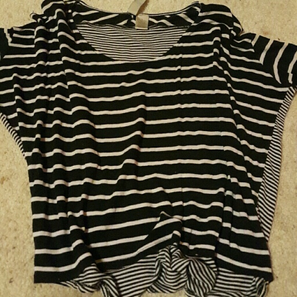 Black and white stripped shirt