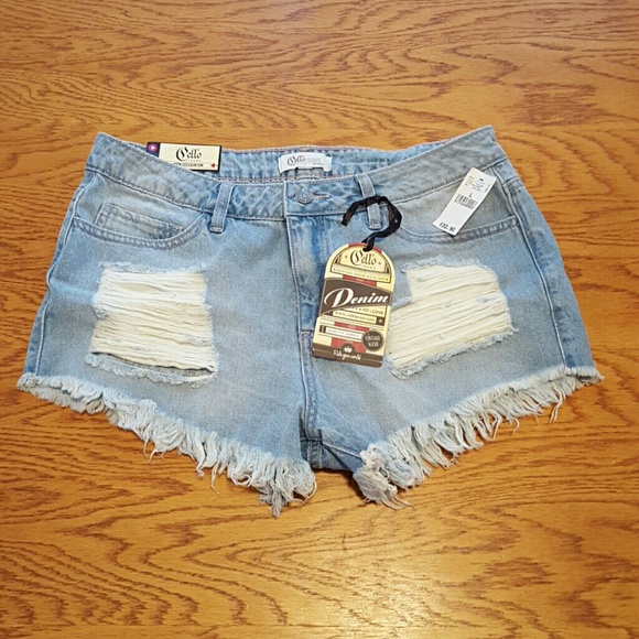 Cello Vintage Style High Waist Jean Shorts L