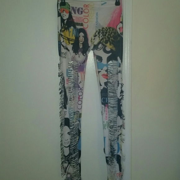 Cut up leggings