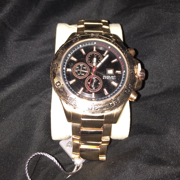 BNWT August Steiner Mens Watch