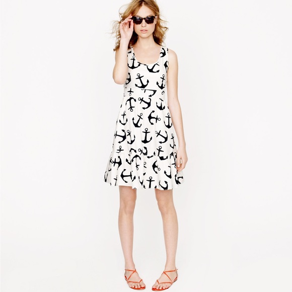 J.Crew Dizzy Anchor Dress