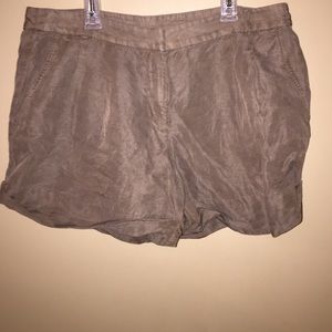 Brown j-crew shorts
