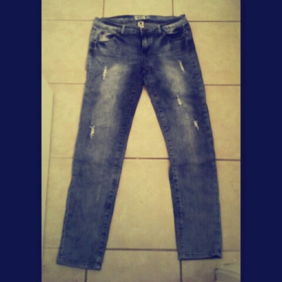 Comfy Faded Jeans