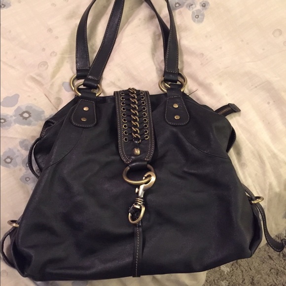 Black Via Spiga leather tote - Picture 1 of 1
