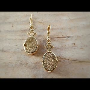 Drusy earrings