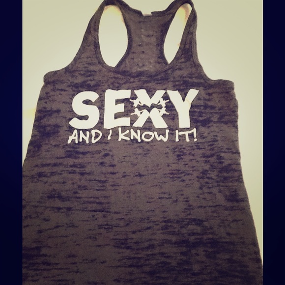 Burn out work out tank!