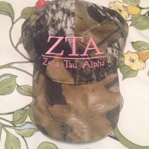 ZTA sorority camo hat