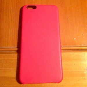 Red Apple Brand snap on iPhone 6 Plus phone case