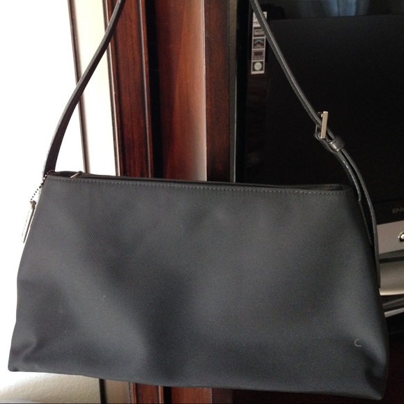 Coach Black Leather Shoulder Bag
