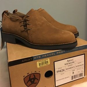 Ariat ankle riding boots in distressed brown