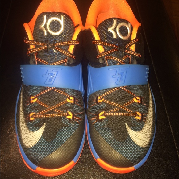 Nike KD VII GS 7 OKC Thunder Away Black Blue