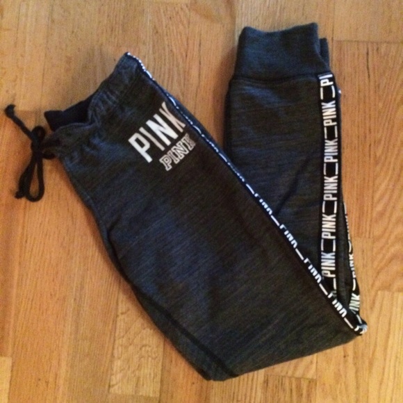 VS PINK SKINNY SWEATS WORN ONCE - Picture 1 of 2