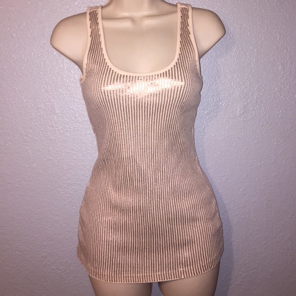 Express sequin tank top size small - Picture 2 of 4