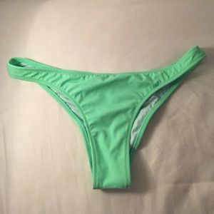 Cabana green itsy bikini bottom