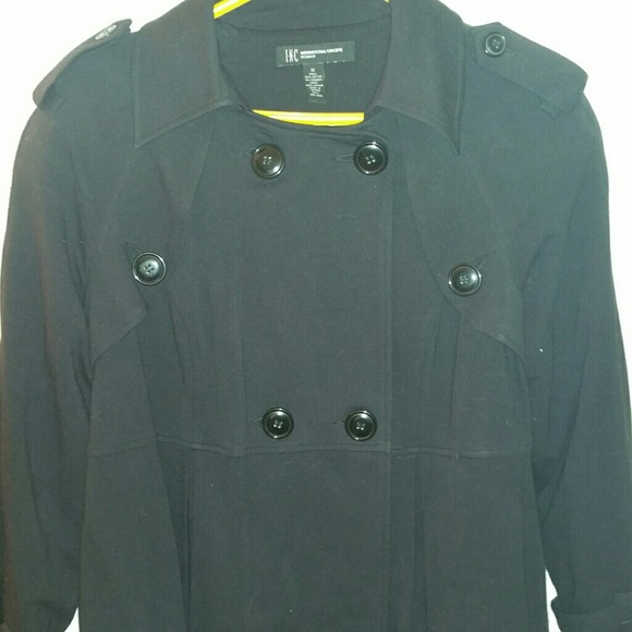 INC plus size pea coat 1x