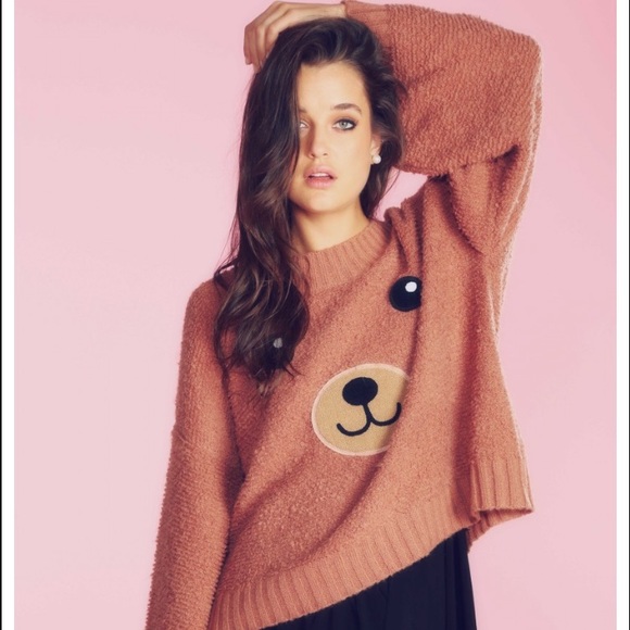 Teddy Girl Chunky Oversized Sweater