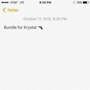Bundle for Krystal