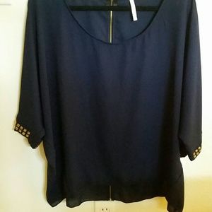 Navy blue shirt